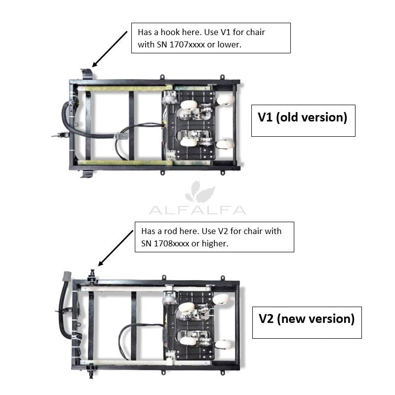 SNS P20 mechanism massage frame