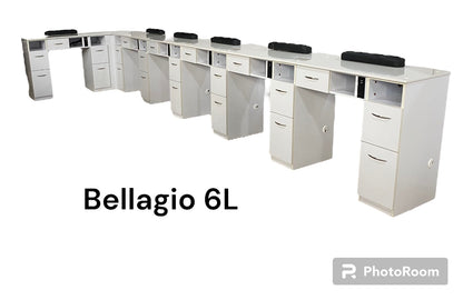Bellagio Table 6 L Shape Right