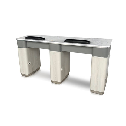 Taylor Double Table 70 W/Vent JT - Silver