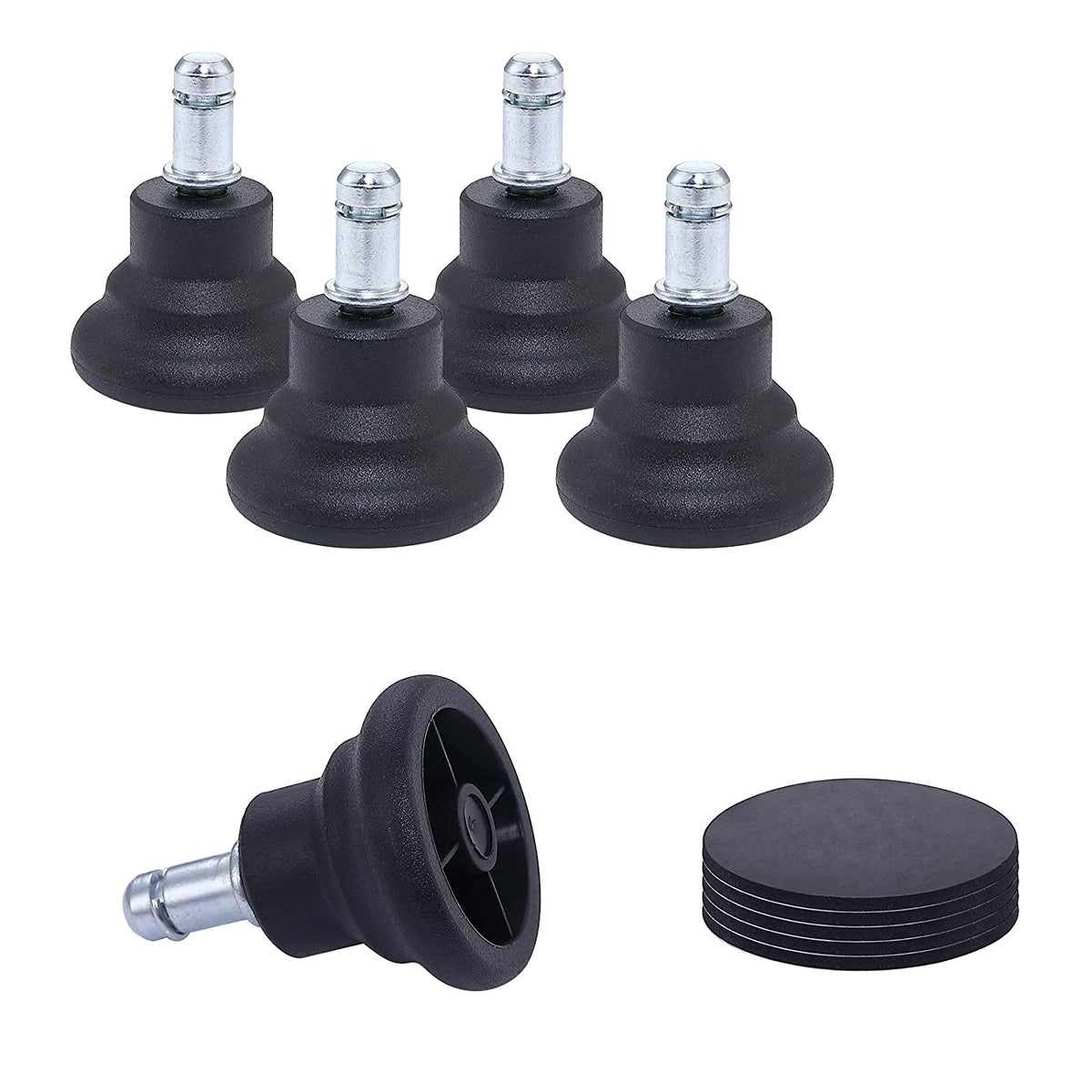 Chair Glide - no wheels, wheel replacement